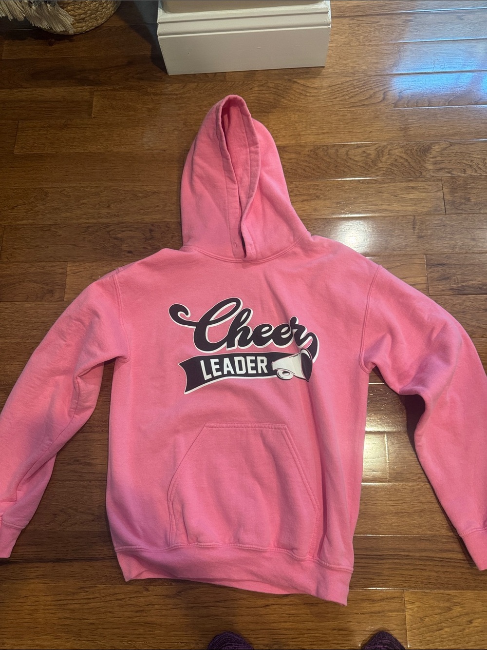 Gildan Pink "Cheer Leader" Pullover Hoodie